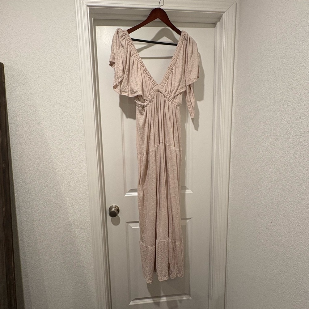 Free People Beach M ivory worn once